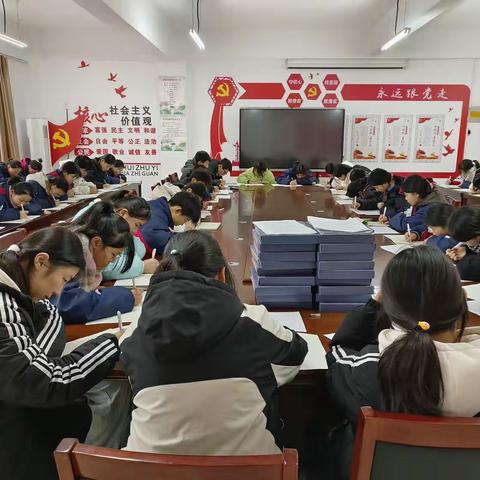 示范区实验学校中学部九年级作文竞赛活动纪实