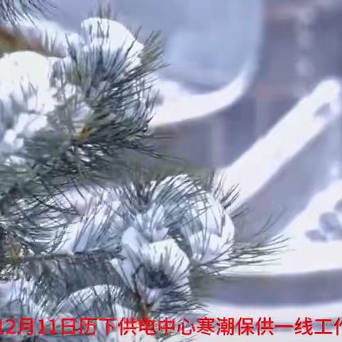 历下供电中心：全力做好大雪寒潮期间保供保暖工作