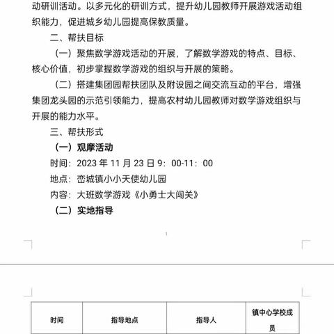 返岗研修促提升，帮扶指导共进步——2023年横州市峦城镇学前教育第一教研责任区帮扶各分园“返岗研修”活动