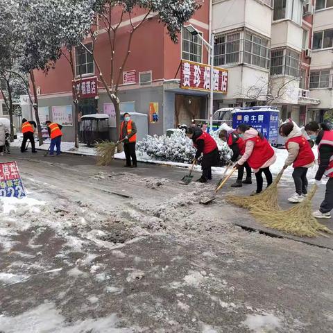 以雪为令齐行动 保障出行暖民心——南关街道组织开展“扫雪除冰”行动