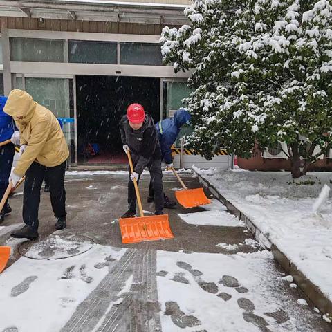 新能源生产部除雪保畅在行动