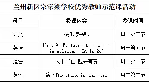 雁阵齐飞展风采 砥砺深耕促发展——兰州新区宗家梁学校“强雁带飞”示范课活动