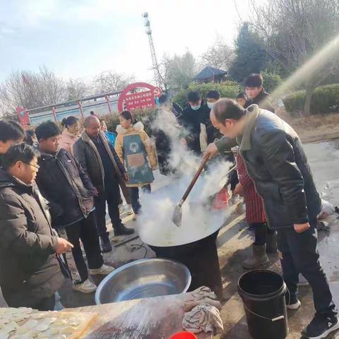 怀远县古城镇中心学校张八郢分校 冬至--饺子节家校共育活动