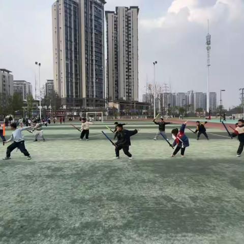 逸安武道社团练习日常