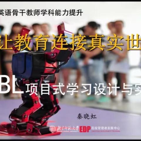 教师能力提升项目——PBL项目式学习设计与实施