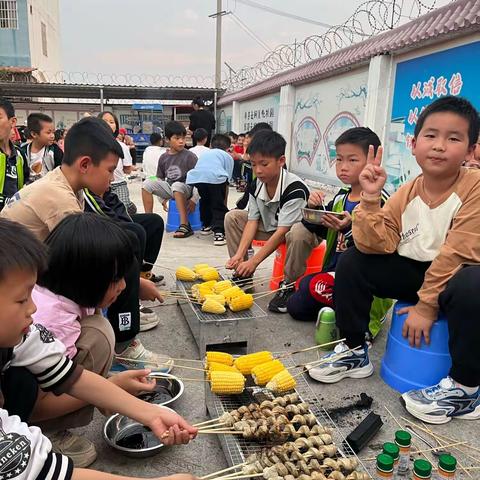 “烤”出美味，“烤”出快乐﻿——来宾市兴宾区昆仑学校烧烤活动