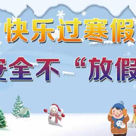 快乐过寒假，安全不放假——龙泉三小2024年寒假放假通知及温馨提示