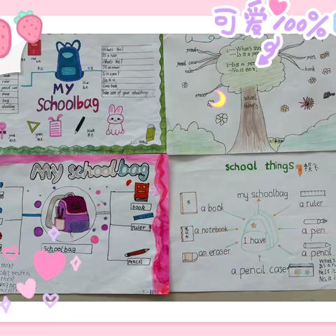 思维见智慧，导图展风采———昌邑市龙泽学校小学部第三届英语思维导图比赛
