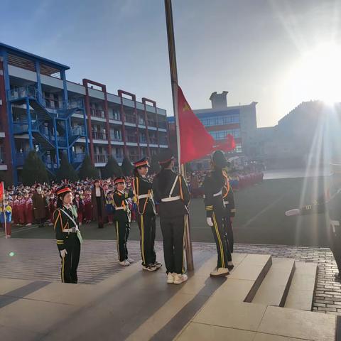 爱护青山绿水，共建美好家园—平罗县城关第三小学教育集团植树节主题升旗仪式