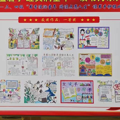 心阅读，情描画——记君山小学三四年级优秀手抄报展评活动