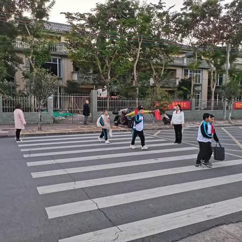 【向美而行】用心守护 为爱护航——点赞迪村中心小学五六年级家长志愿者