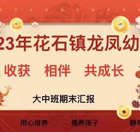 2023年龙凤幼儿园大中二班期末汇报课圆满完成🎉🎉