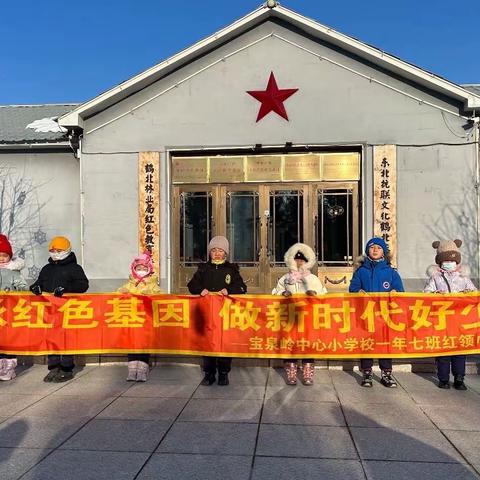 追寻抗联足迹 感受英雄力量——宝泉岭中心小学校 一年七班 红领巾假日小队寒假实践活动