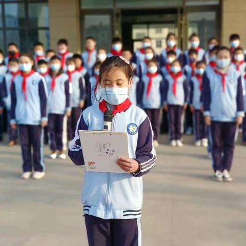 “传承红色基因 缅怀英烈精神”——大束镇匡庄小学清明祭英烈主题队日活动