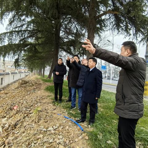 卓成金局长到我校指导学校规划建设工作