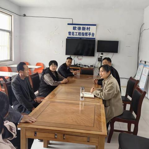 巨野县委常委、副县长张文婷同志到大谢集镇调研“强基”村工作