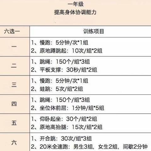 “运动于形，育动于心”——阿勒泰市实验小学体育日常家庭作业