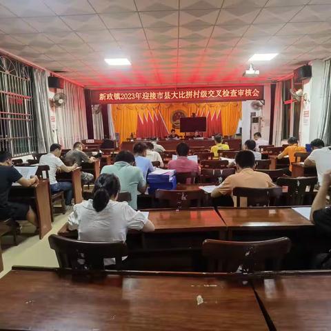 新政镇开展2023年乡村振兴大比拼村级交叉检查