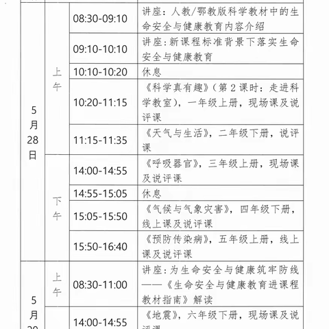 国培计划A027小学科学骨干教师线上培训