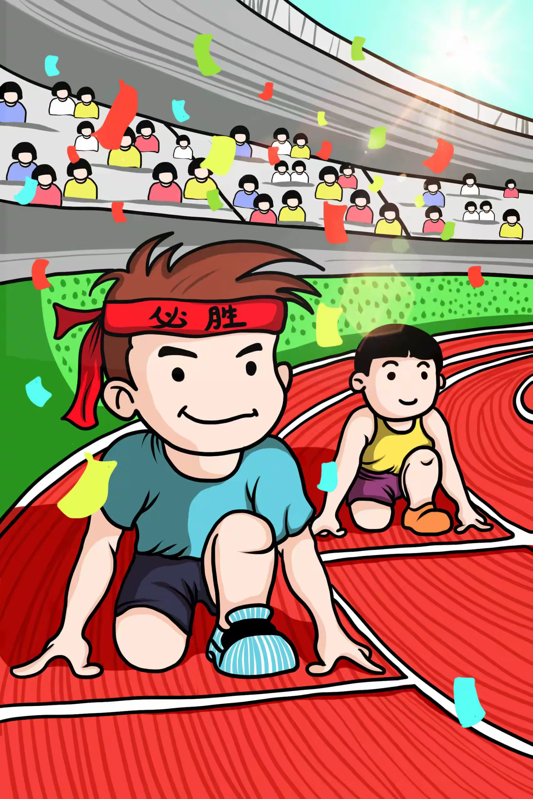 开幕式结束以后,就迎来了激烈的比赛环节,无论是在田径赛道上风驰电掣