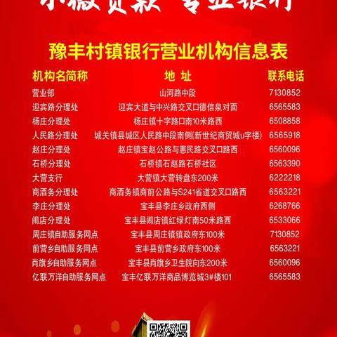 宝丰豫丰村镇银行大营支行“更好服务，更近距离”宣传活动。
