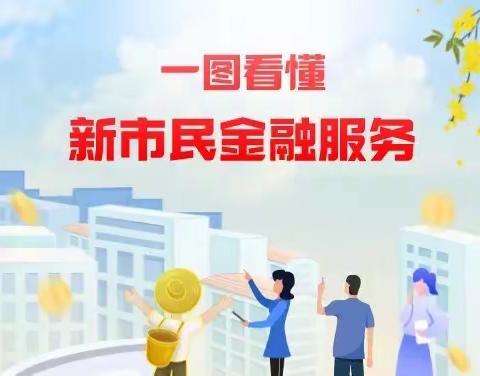 新市民金融服务宣传月 | 一图看懂新市民金融服务