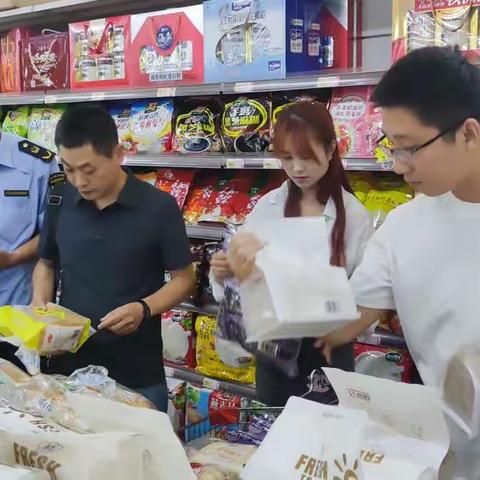 武安市市场监管局大同分局联合局食品检验中心开展预包装食品抽检工作