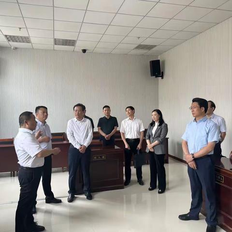 河南省人社厅在我市视察调研劳动人事争议调解仲裁工作