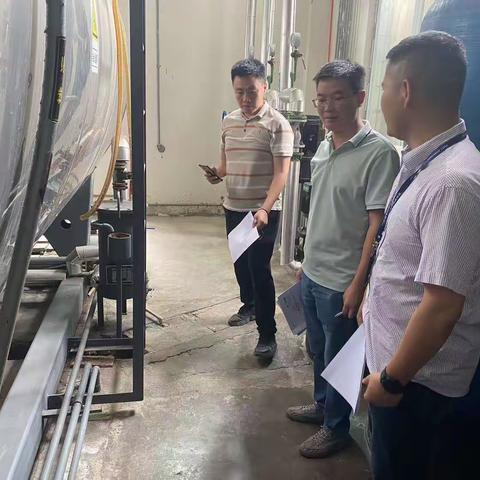 成都市工业企业包片帮扶二组前往高新区帮扶指导工业企业大气污染防治工作