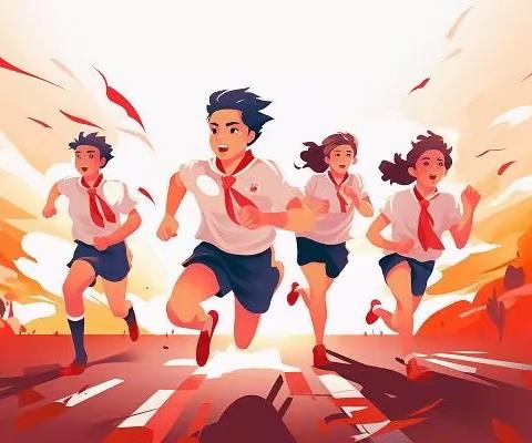 钢四小四年（10）中队参加秋季体测运动会