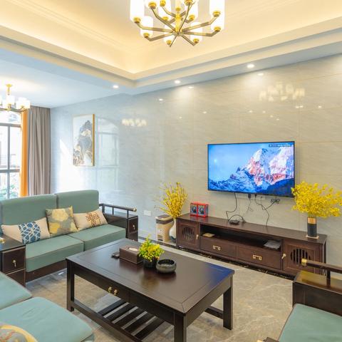 富力养生谷L3区1202栋轻奢现代风八房13床别墅🛏️独立KTV包间＋自动麻将机