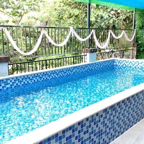 新中式泳池7房10床温泉度假别墅(L3-1801)