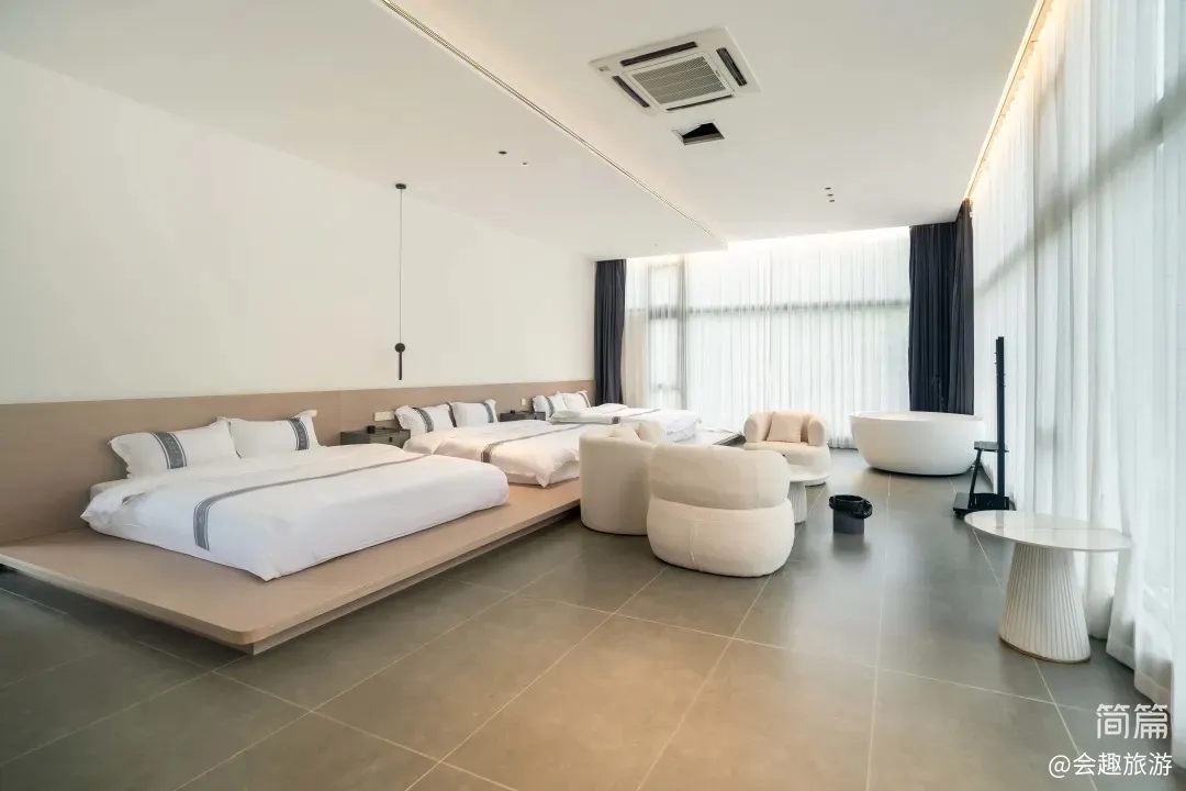 【沃然山居民宿】A栋14房35床|山涧民宿·山泉水滑梯泳池·独立泡池·独立KTV·户外草坪团建场地·会议室