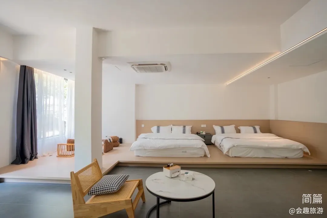 【沃然山居民宿】A栋14房35床|山涧民宿·山泉水滑梯泳池·独立泡池·独立KTV·户外草坪团建场地·会议室