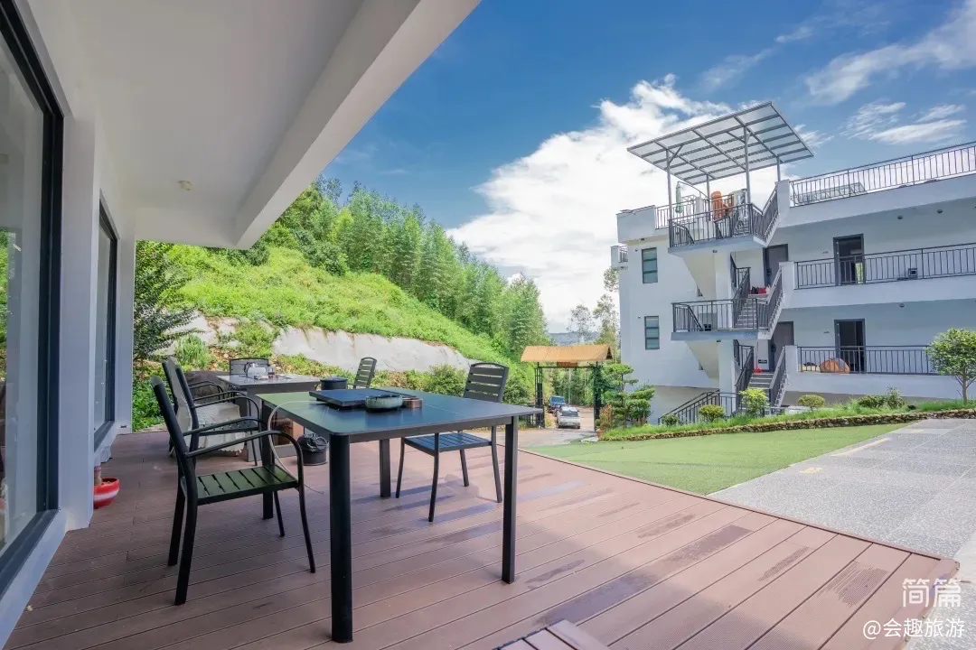 【沃然山居民宿】A栋14房35床|山涧民宿·山泉水滑梯泳池·独立泡池·独立KTV·户外草坪团建场地·会议室