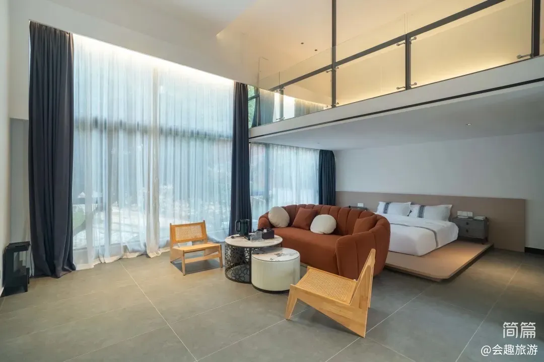 【沃然山居民宿】A栋14房35床|山涧民宿·山泉水滑梯泳池·独立泡池·独立KTV·户外草坪团建场地·会议室