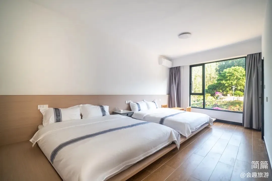 【沃然山居民宿】B栋11房22床|山涧民宿·山泉水滑梯泳池·独立KTV·户外草坪团建场地·会议室