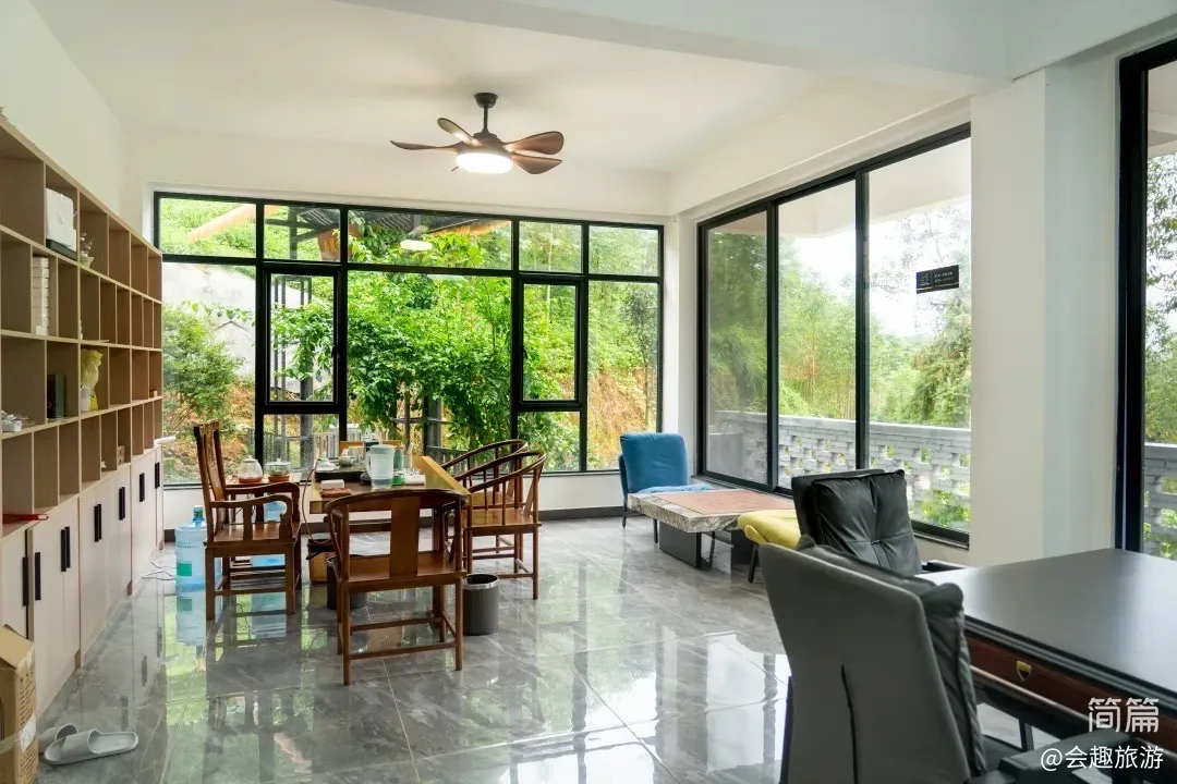 【沃然山居民宿】B栋11房22床|山涧民宿·山泉水滑梯泳池·独立KTV·户外草坪团建场地·会议室