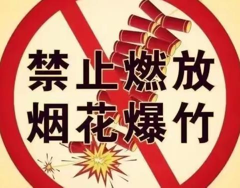 "小手拉大手禁止燃放烟花爆竹"倡议书