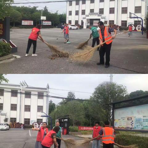 木兰乡周末村湾环境大扫除活动简篇