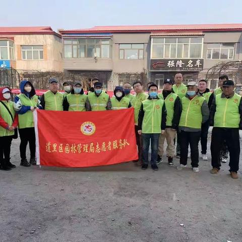 深化能力作风建设 | 道里区园林局组织党员干部到新发镇开展“共建文明城市 共享洁净道里”义务劳动