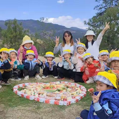 新宅完小附属幼儿园春游活动