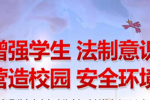 法制宣传进校园 普法护航助成长——巴藏沟中心小学开展法制校园主题教育活动