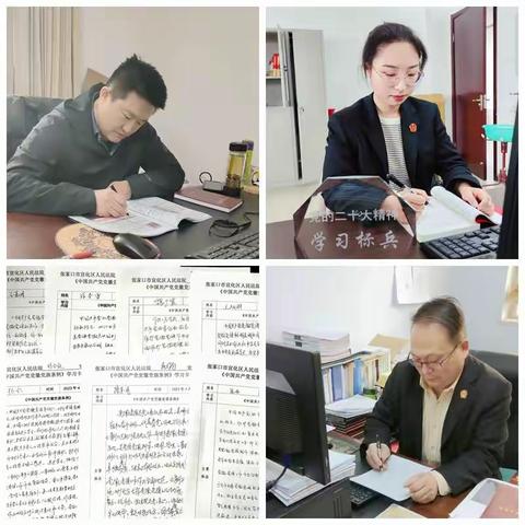 宣化区法院开展“学《条例》、晒心得，我为党徽添光彩”专题学习活动