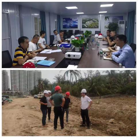 县水务局组织检查重点水务项目安全生产工作