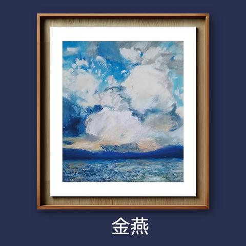 长江中学高一年级四画室 油画棒作品