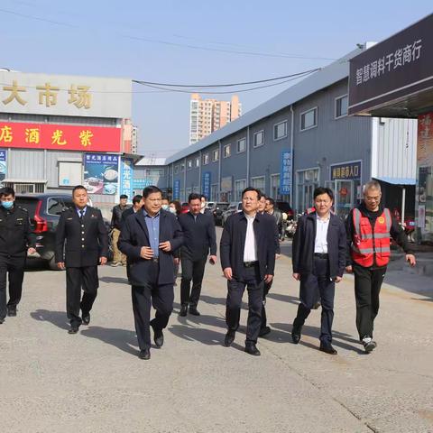 韩军深入段店北路街道督导八里桥副食调料市场及周边创城工作