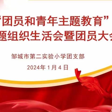 奋楫笃行    挺膺担当 —— 二实小团支部召开“团员和青年主题教育”专题组织生活会