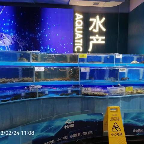 2月24日生鲜第二次开业陈列图片