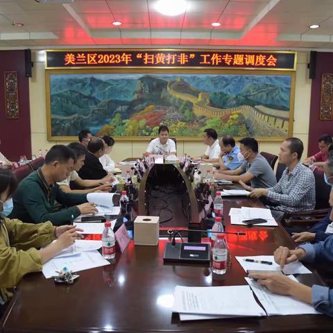 美兰区召开2023年“扫黄打非”工作专题调度会